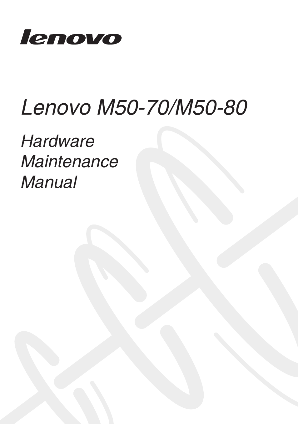 Lenovo M50-70 Notebook User Manual | 89 pages