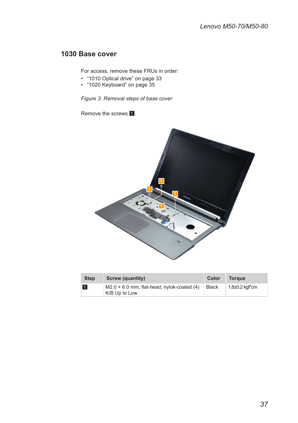 1030 base cover | Lenovo M50-70 Notebook User Manual | Page 41 / 89