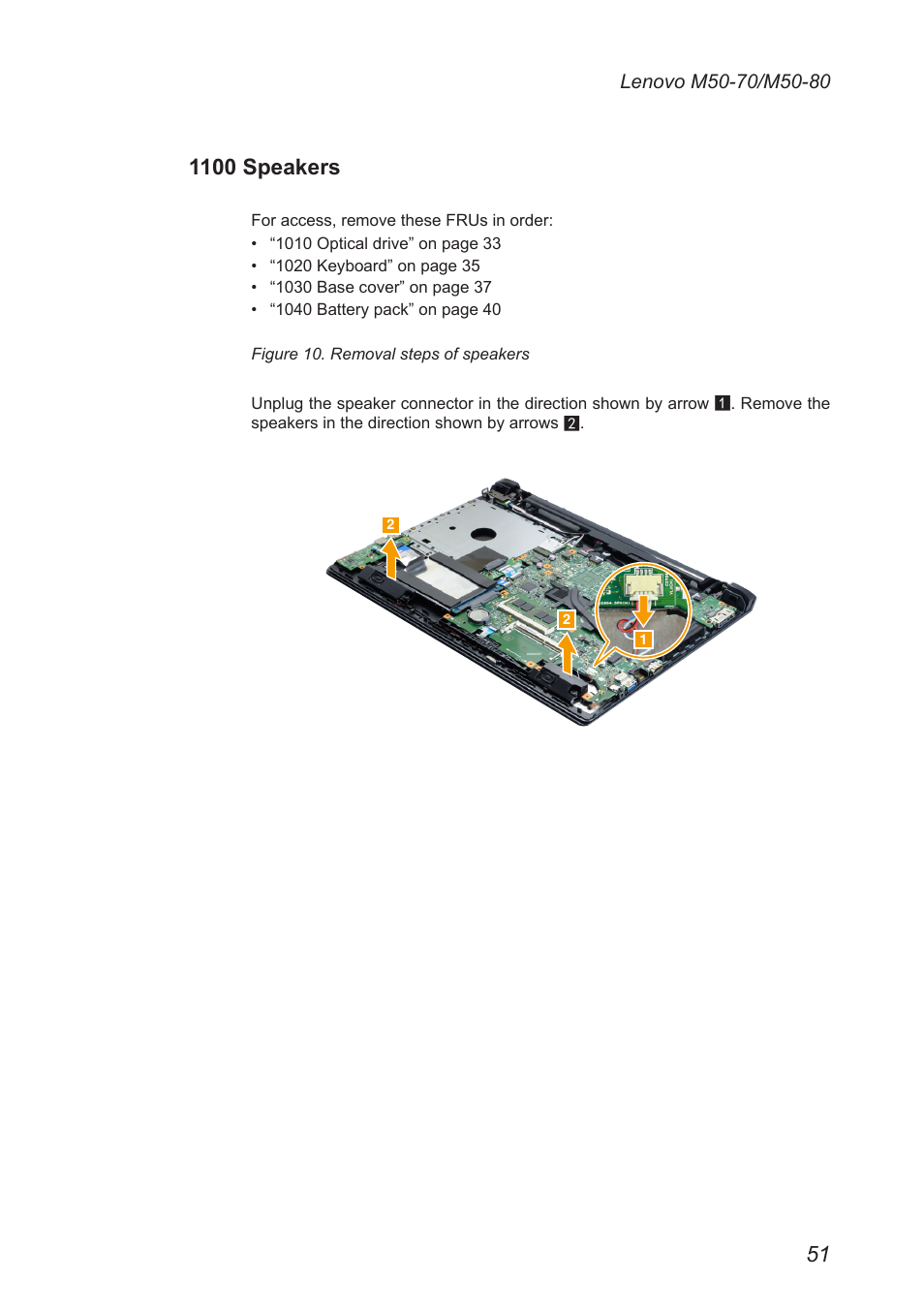 1100 speakers | Lenovo M50-70 Notebook User Manual | Page 55 / 89