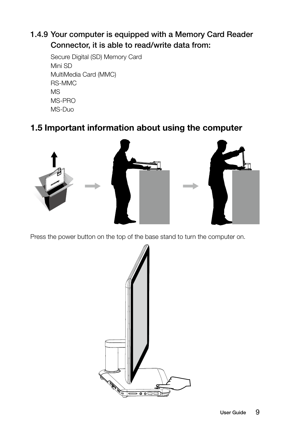 5 important information about using the computer | Lenovo IdeaCentre A320 User Manual | Page 14 / 39