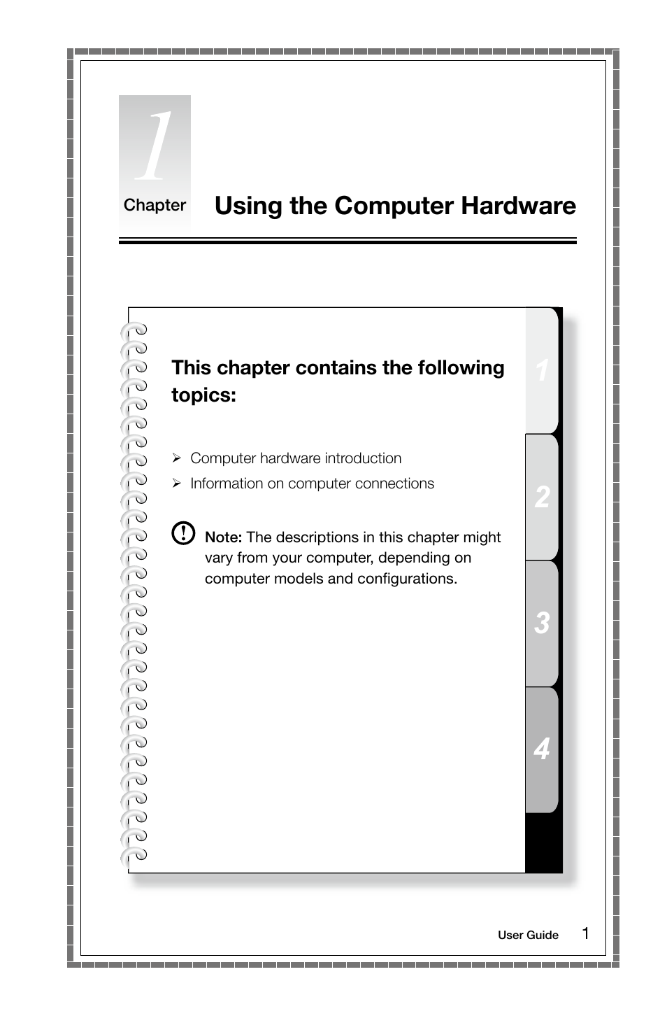 Using the computer hardware | Lenovo IdeaCentre A320 User Manual | Page 6 / 39