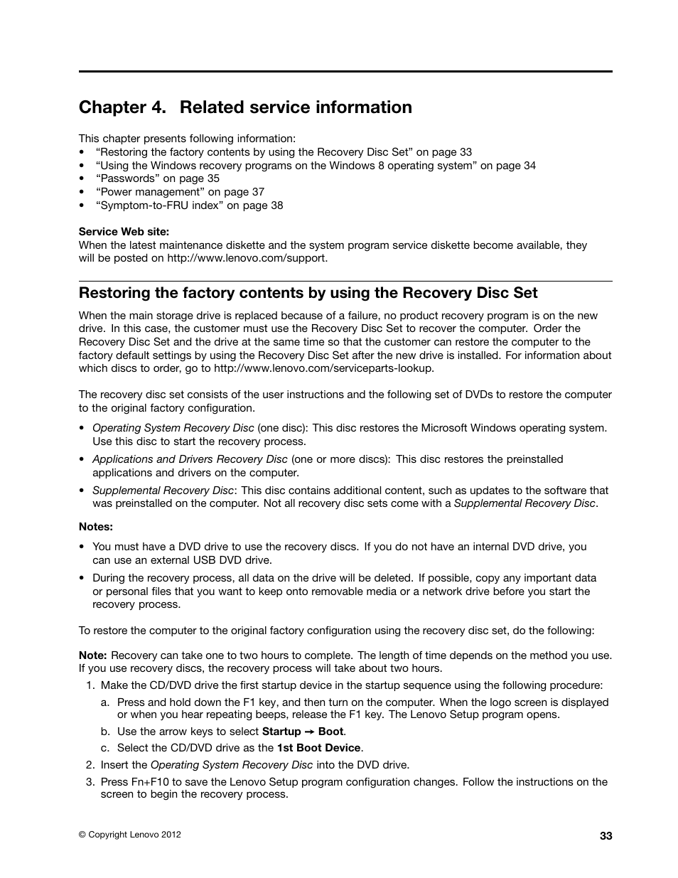 Chapter 4. related service information | Lenovo B430 Notebook User Manual | Page 39 / 106