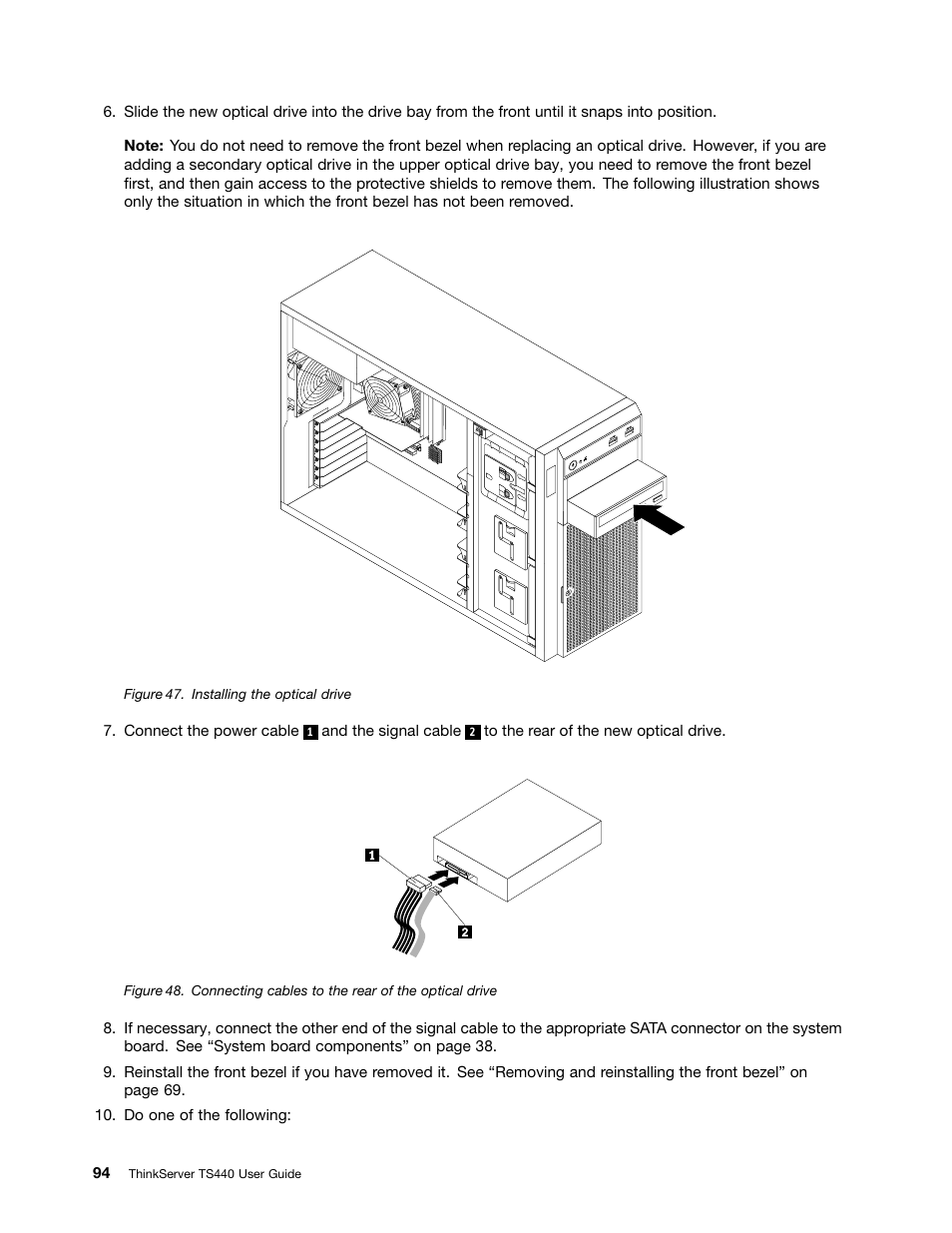 Lenovo ThinkServer TS440 User Manual | Page 106 / 196