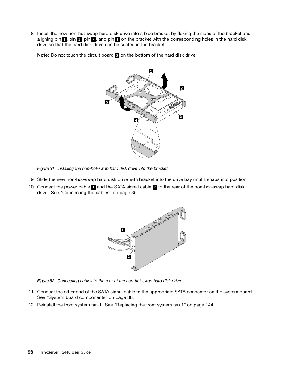 Lenovo ThinkServer TS440 User Manual | Page 110 / 196