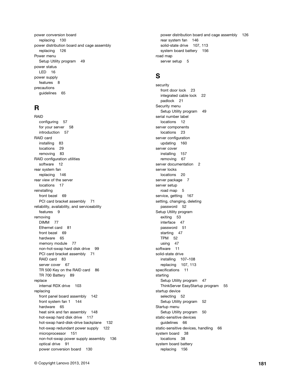 Lenovo ThinkServer TS440 User Manual | Page 193 / 196