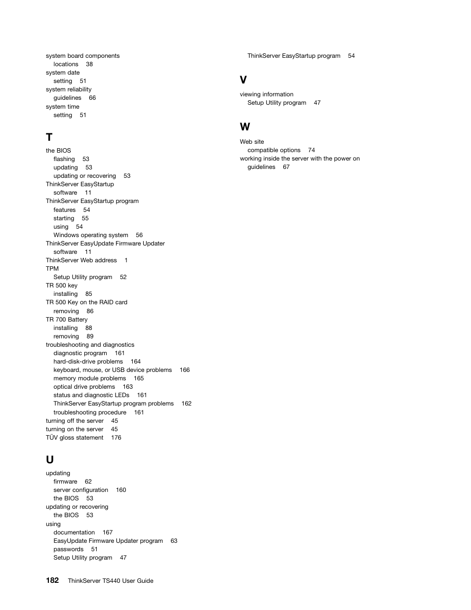 Lenovo ThinkServer TS440 User Manual | Page 194 / 196
