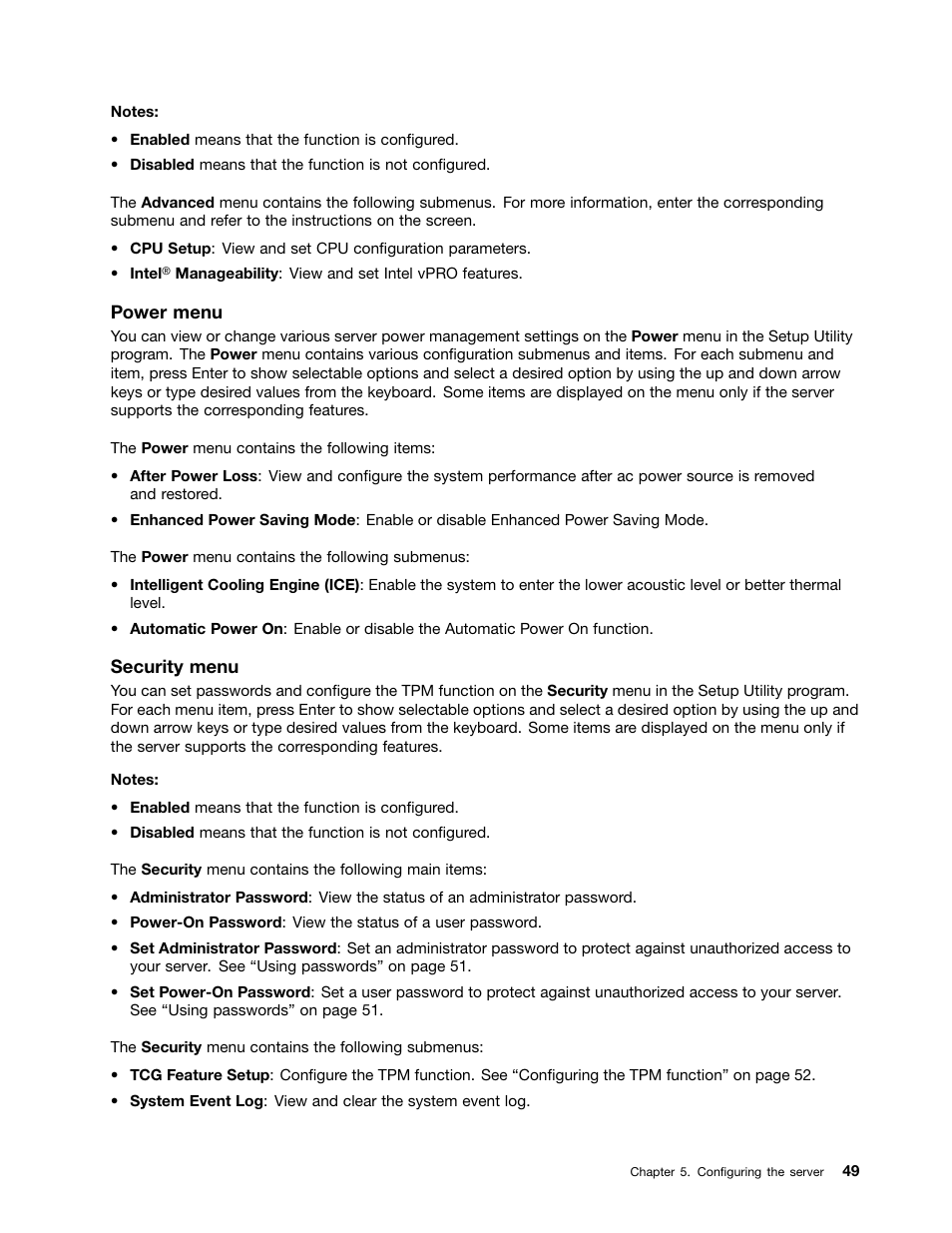Lenovo ThinkServer TS440 User Manual | Page 61 / 196