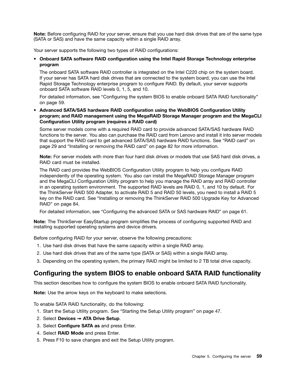 Lenovo ThinkServer TS440 User Manual | Page 71 / 196