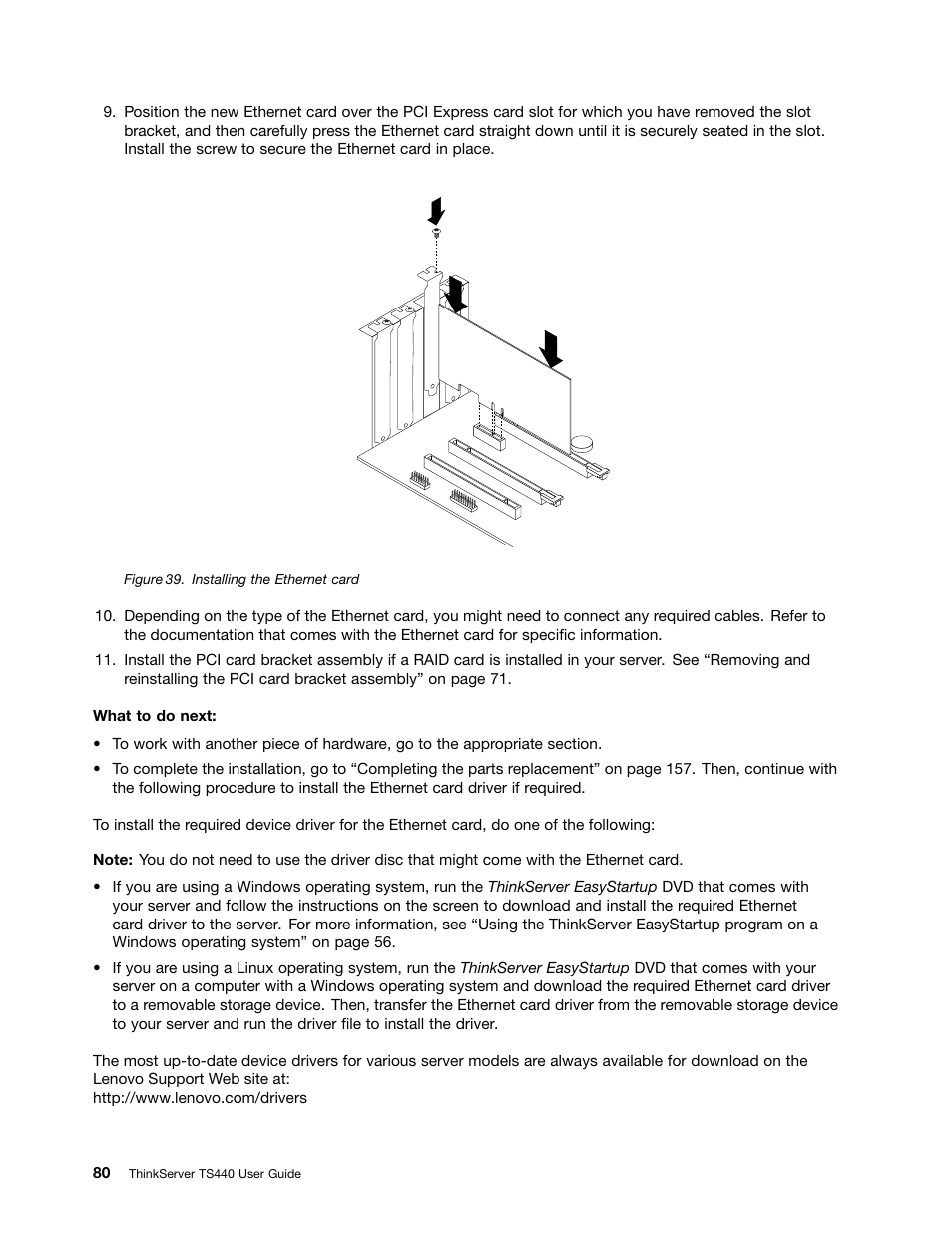 Lenovo ThinkServer TS440 User Manual | Page 92 / 196