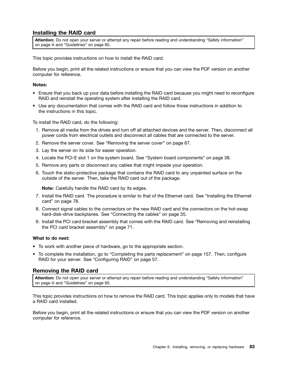 Lenovo ThinkServer TS440 User Manual | Page 95 / 196