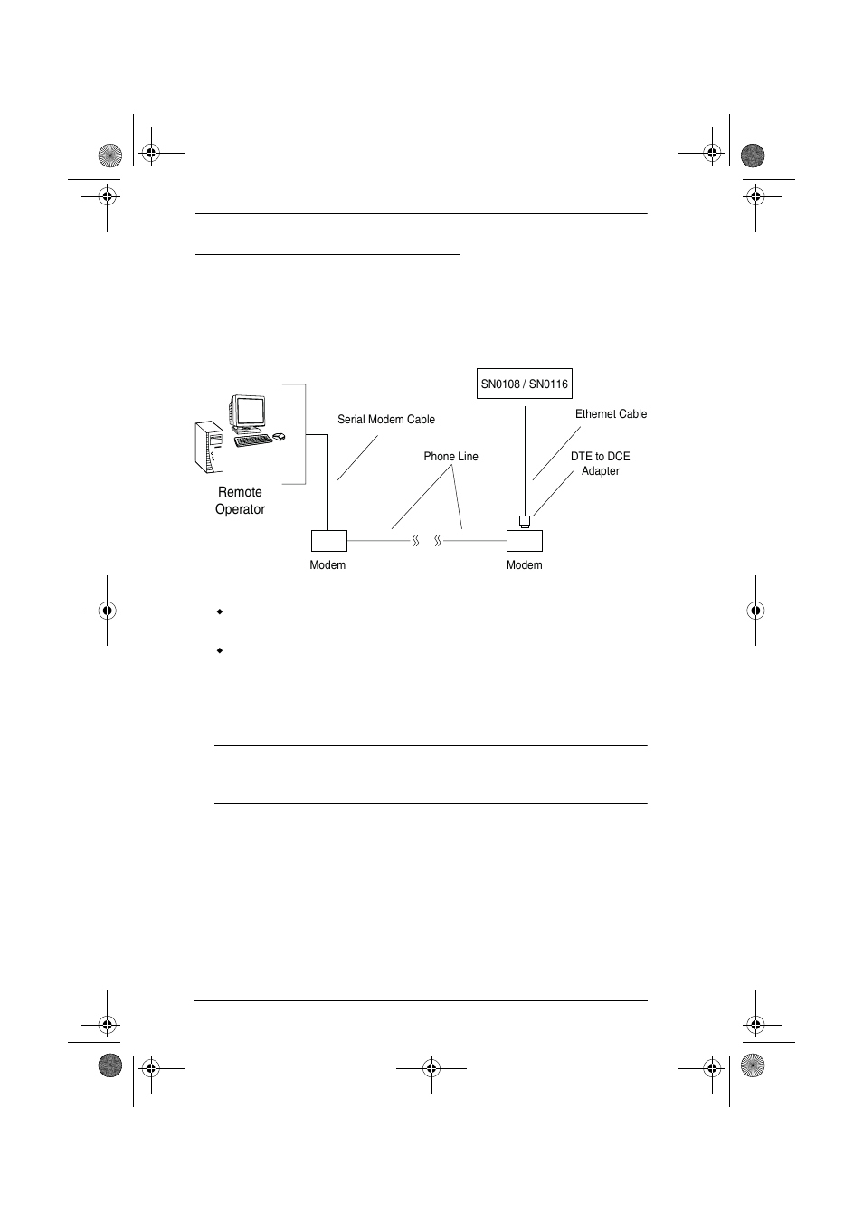 Indirect hyperterminal connection, Setup | ATEN NETTM SN0108 User Manual | Page 68 / 109