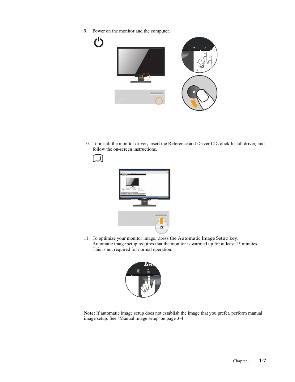 Lenovo L2364 Wide Flat Panel Monitor User Manual | Page 11 / 32