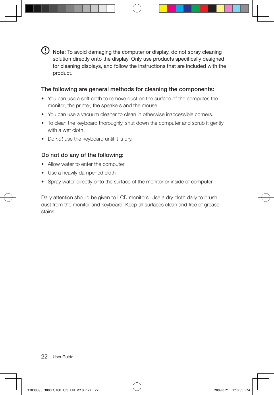 Lenovo 3000 C100 All-In-One User Manual | Page 27 / 33