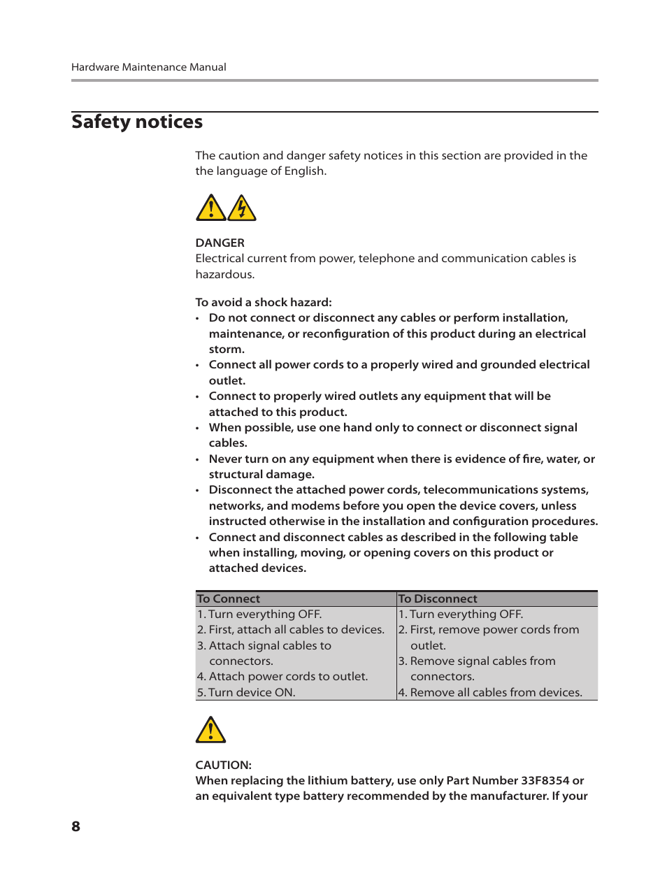 Safety notices | Lenovo C205 All-In-One User Manual | Page 10 / 60