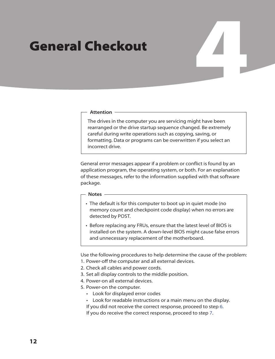 General checkout | Lenovo C205 All-In-One User Manual | Page 14 / 60