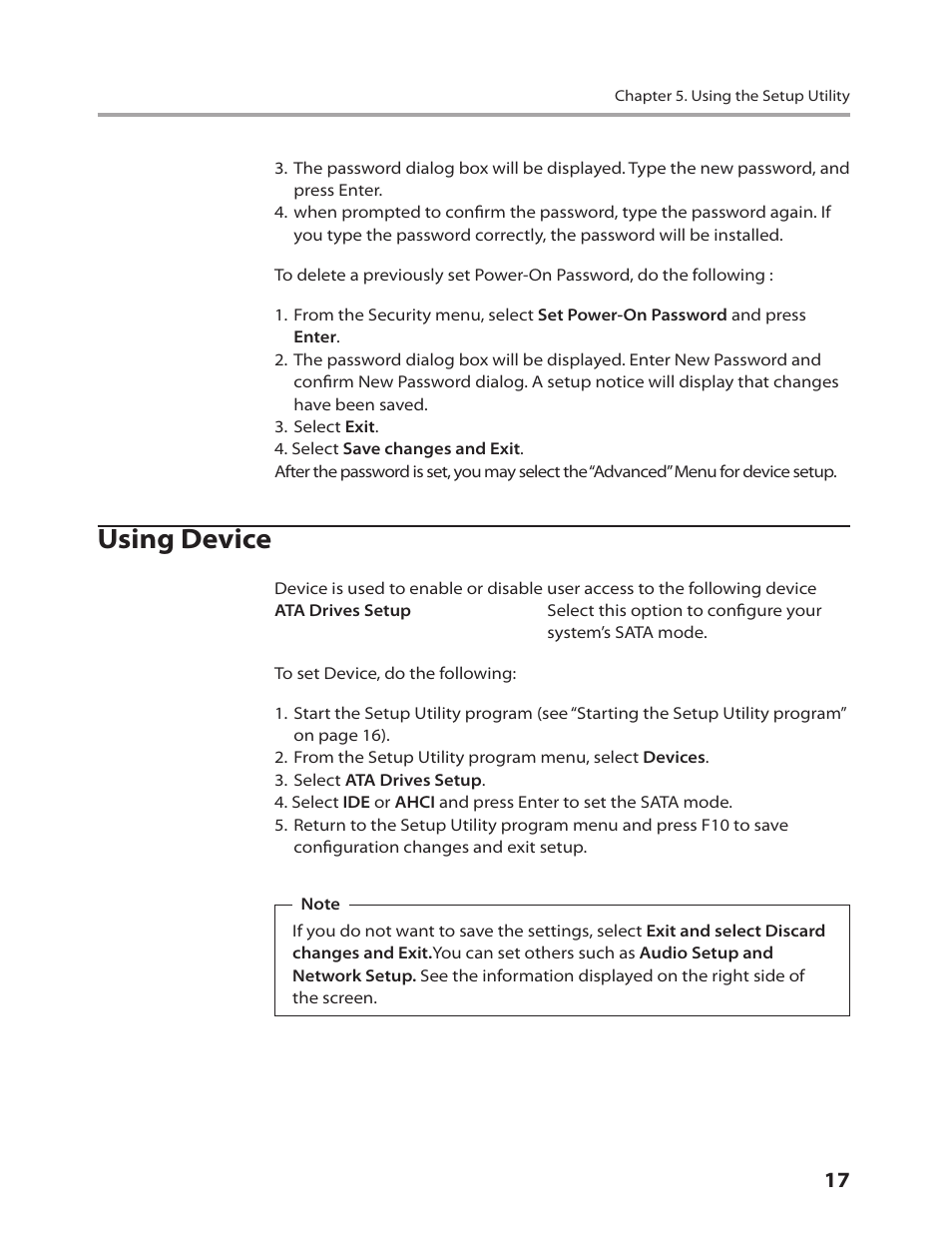 Using device | Lenovo C205 All-In-One User Manual | Page 19 / 60
