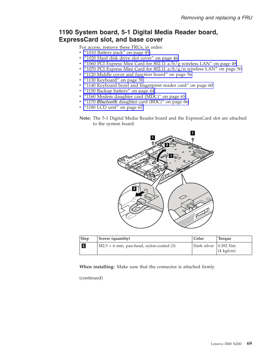 System, Board, Digital | Media, Reader, Expresscard, Slot, Base, Cover | Lenovo 3000 N200 Notebook User Manual | Page 75 / 107