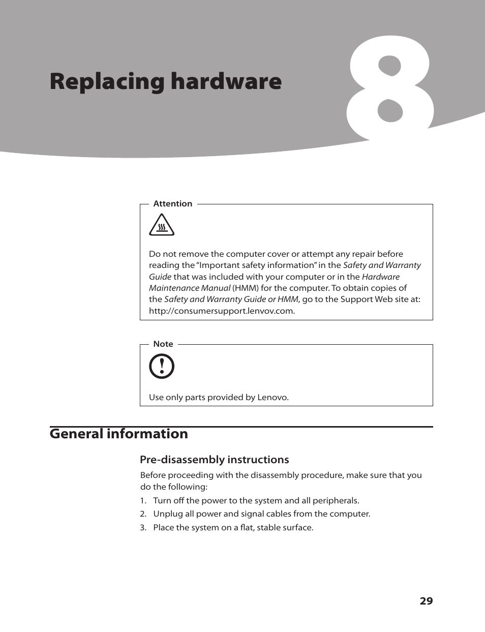 Lenovo 3000 C100 All-In-One User Manual | Page 31 / 52