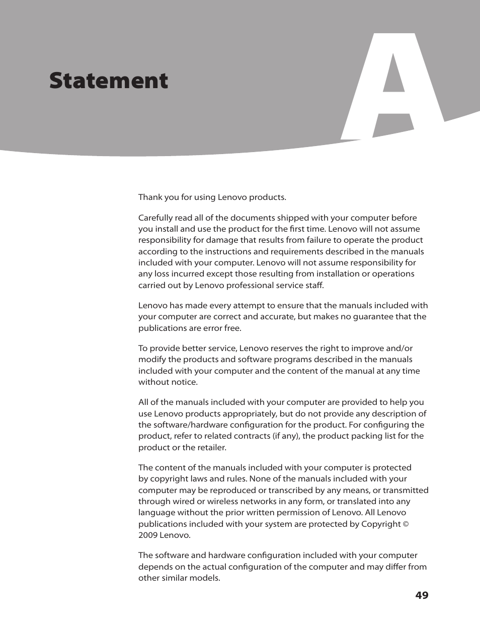 Lenovo 3000 C100 All-In-One User Manual | Page 51 / 52