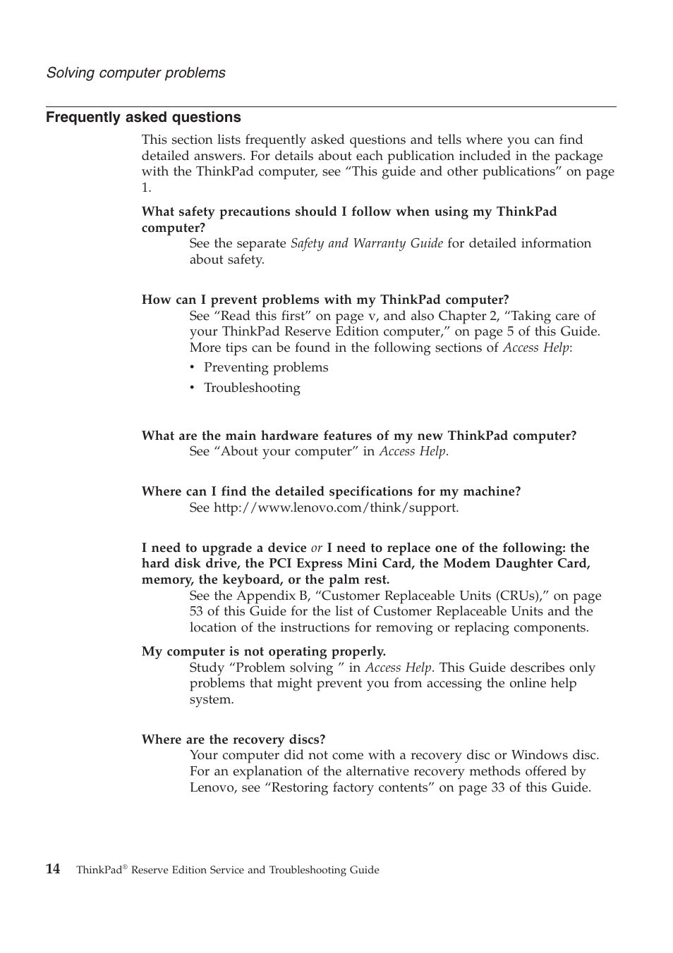 Lenovo ThinkPad Reserve Edition User Manual | Page 24 / 80