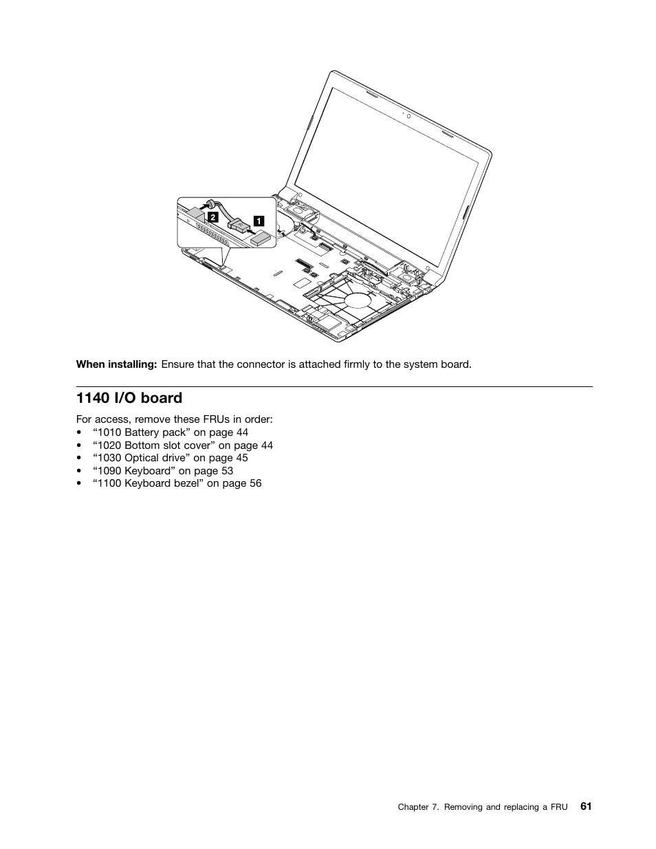 1140 i/o board | Lenovo B590 Notebook User Manual | Page 67 / 104