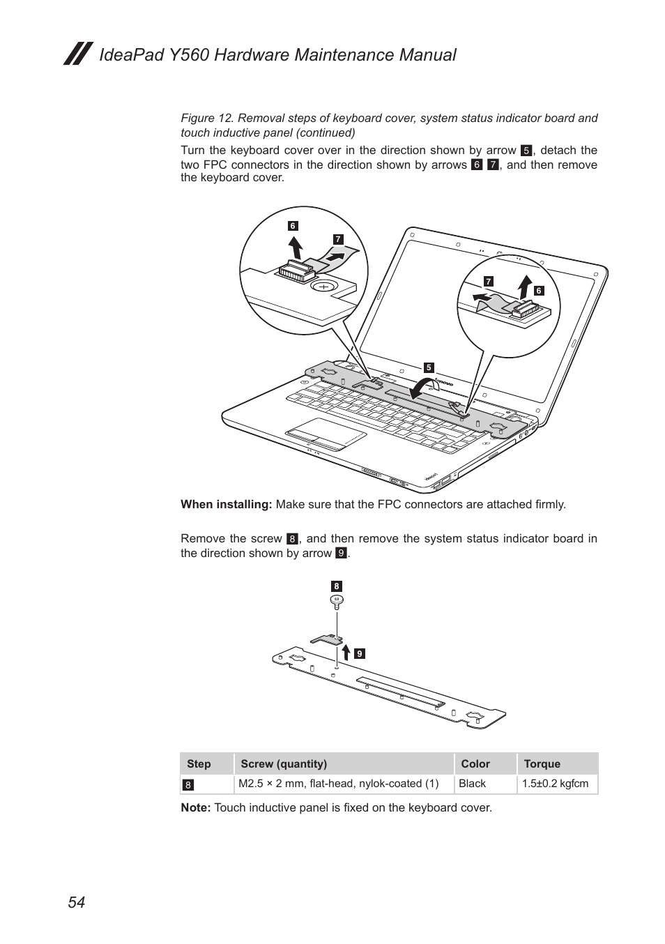 Ideapad y560 hardware maintenance manual | Lenovo IdeaPad Y560 User Manual | Page 58 / 103