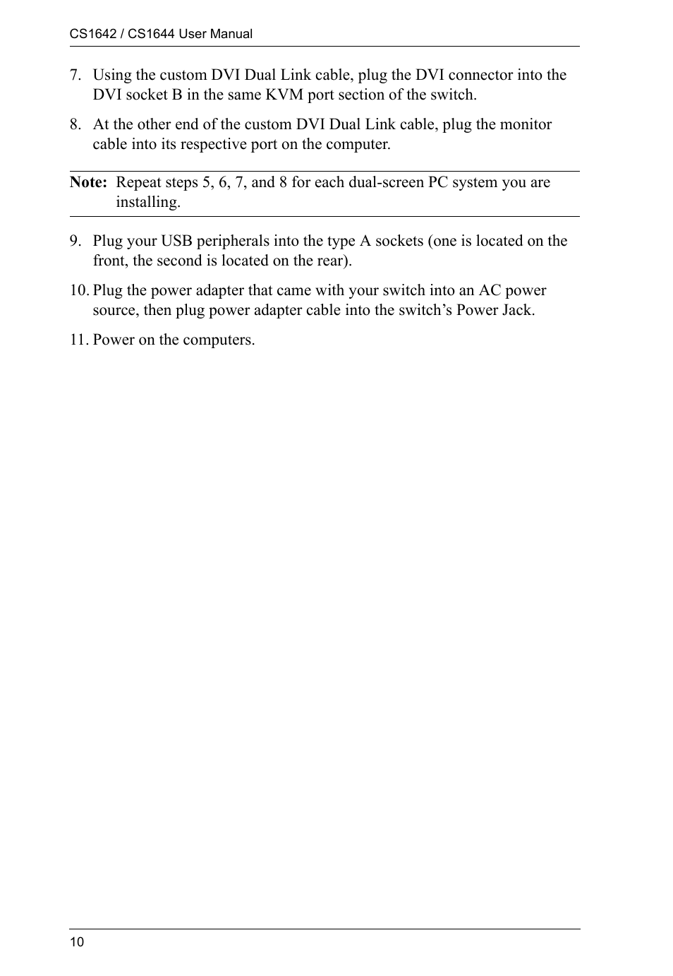 ATEN CS1644 User Manual | Page 18 / 46