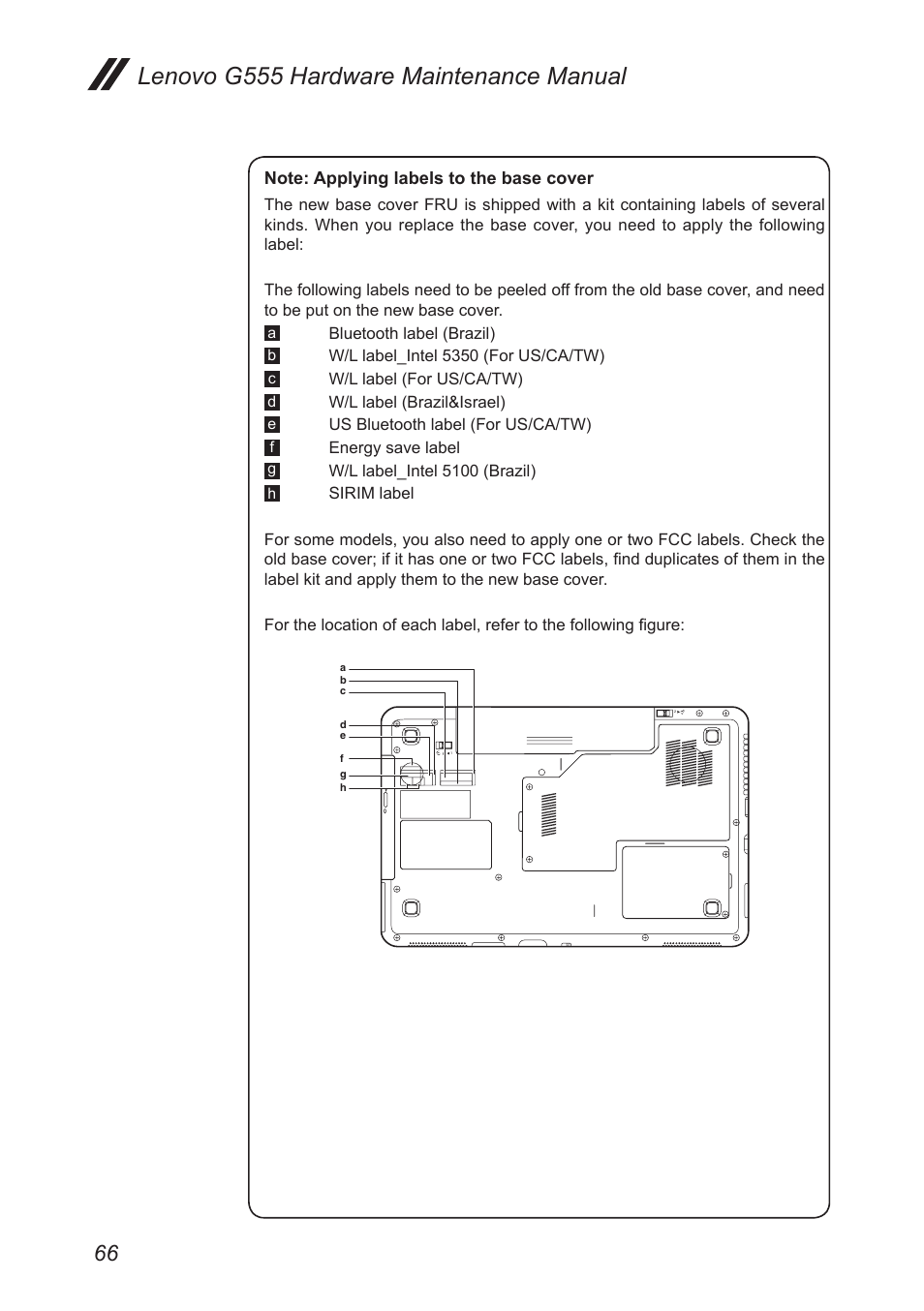 Lenovo g555 hardware maintenance manual | Lenovo G555 Notebook User Manual | Page 70 / 92