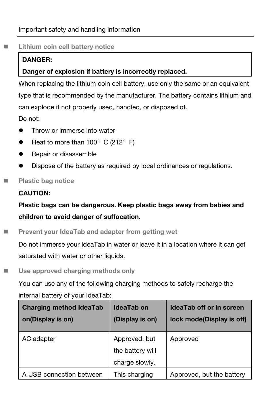 Lenovo A3000 Tablet User Manual | Page 5 / 23
