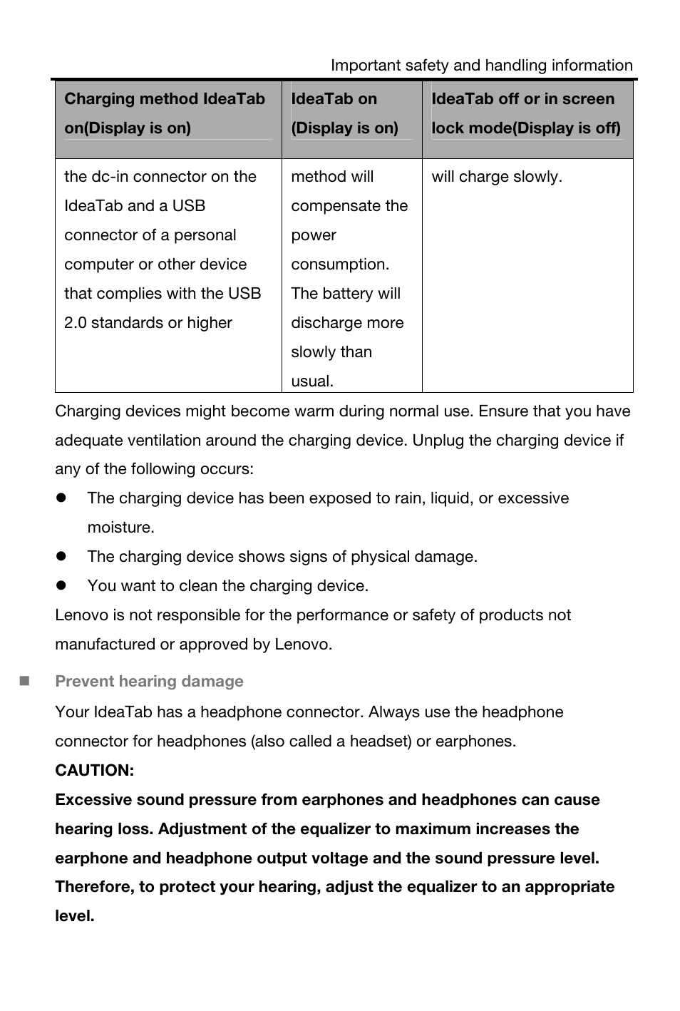 Lenovo A3000 Tablet User Manual | Page 6 / 23