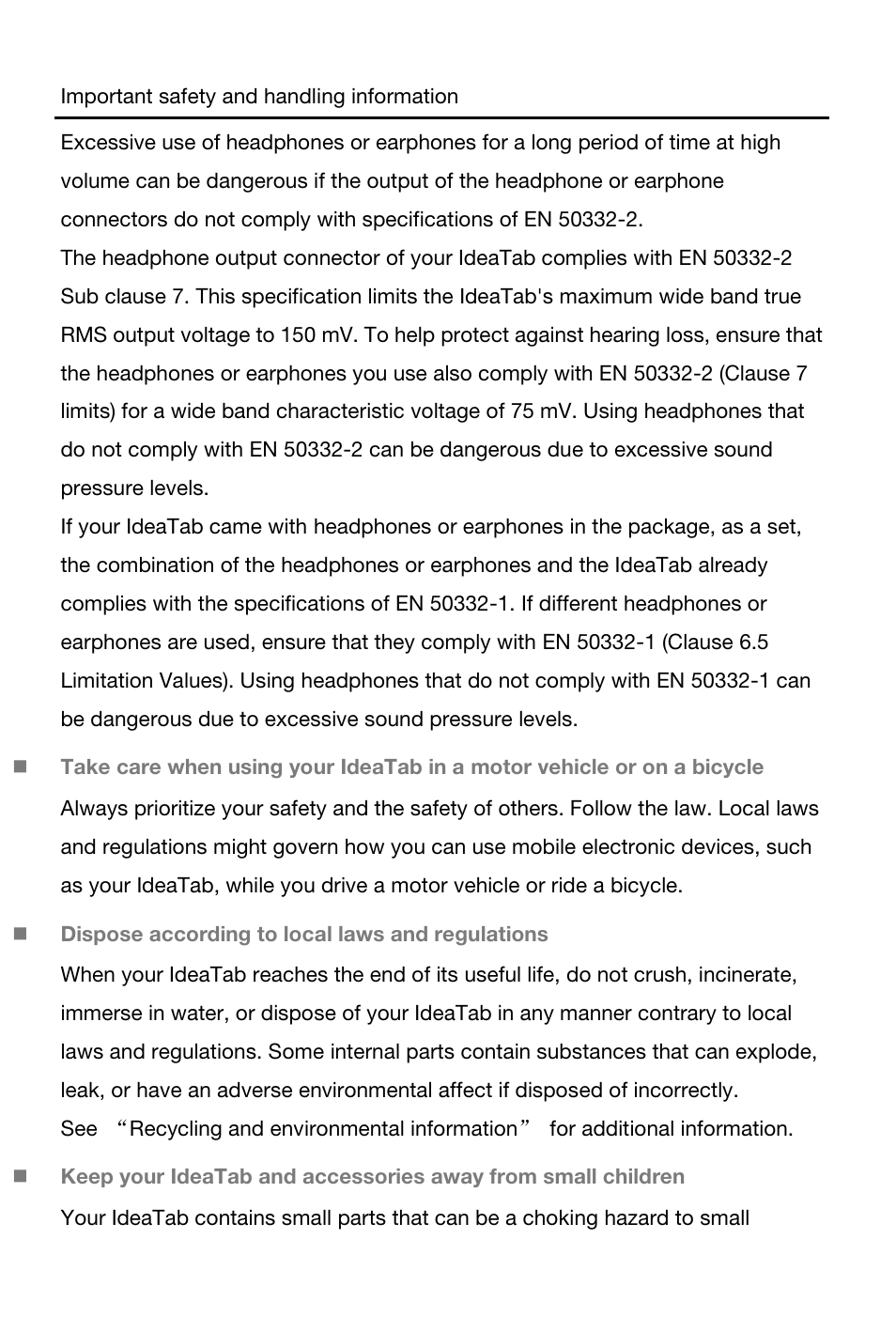 Lenovo A3000 Tablet User Manual | Page 7 / 23
