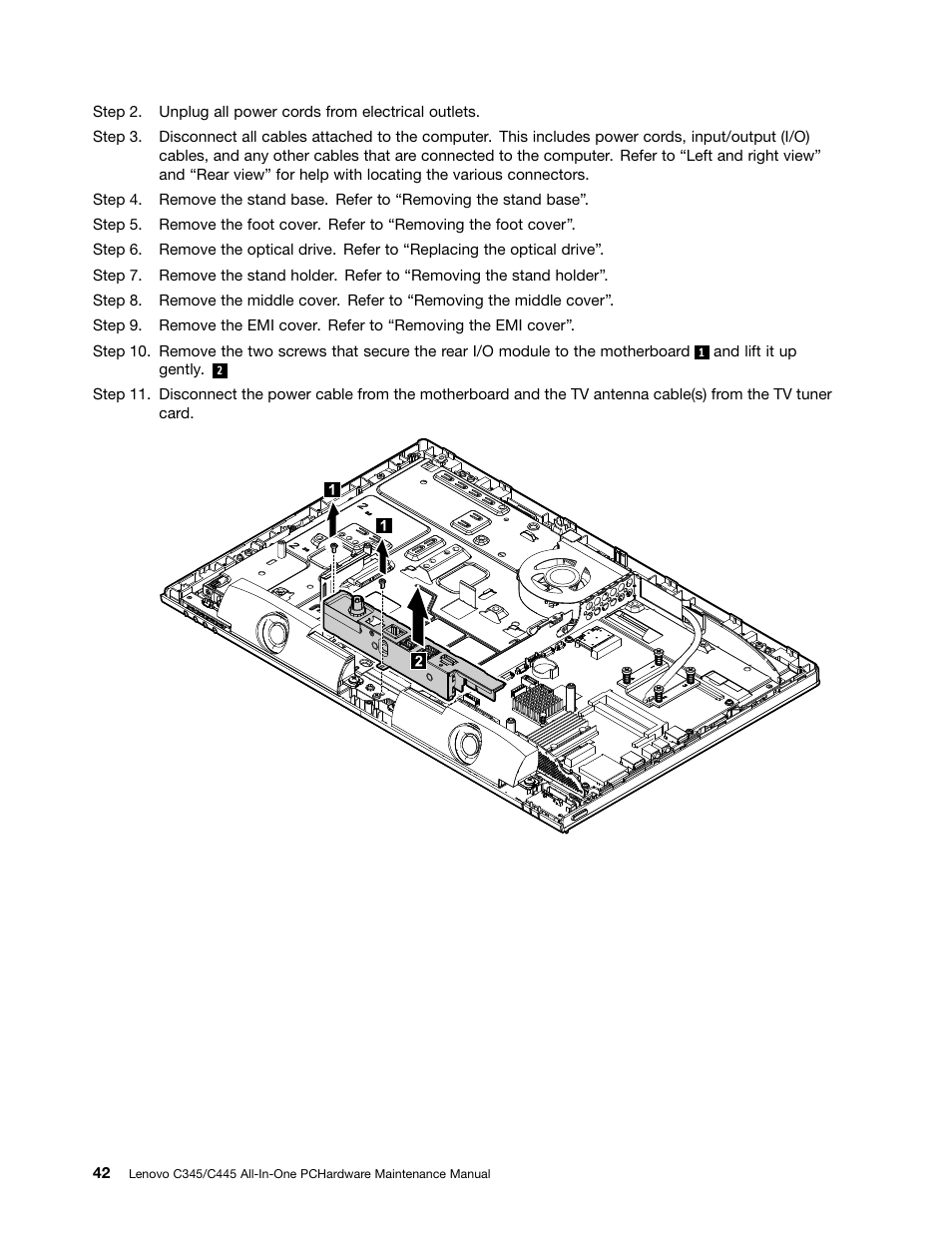 Lenovo C445 All-in-One User Manual | Page 48 / 65