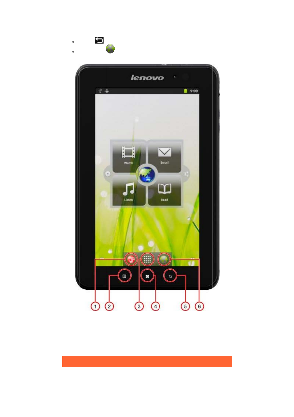 Lenovo A1 Tablet User Manual | Page 9 / 35