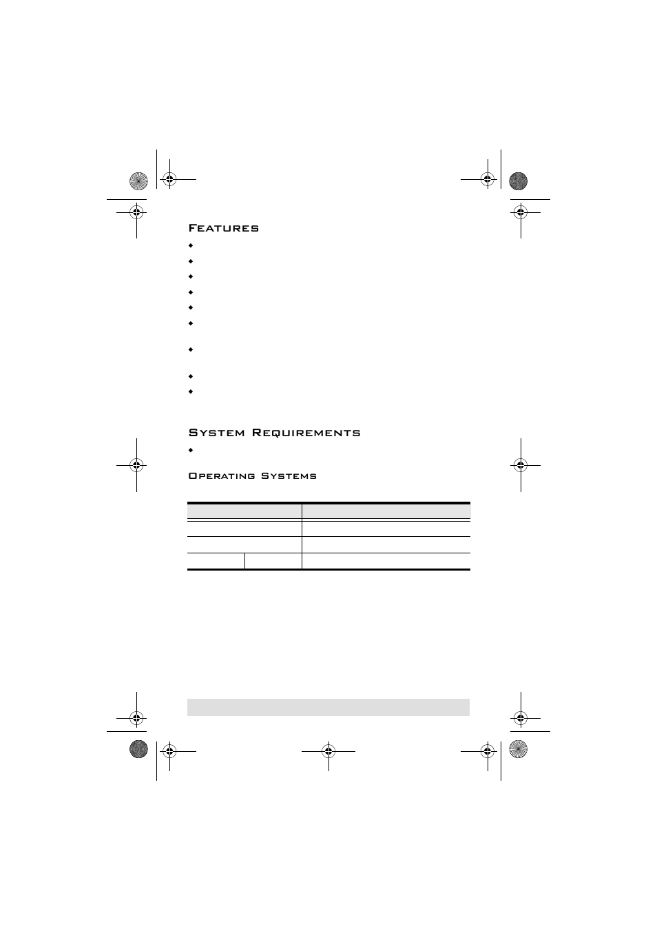 Features, System requirements, Operating systems | ATEN UC-232A User Manual | Page 6 / 20