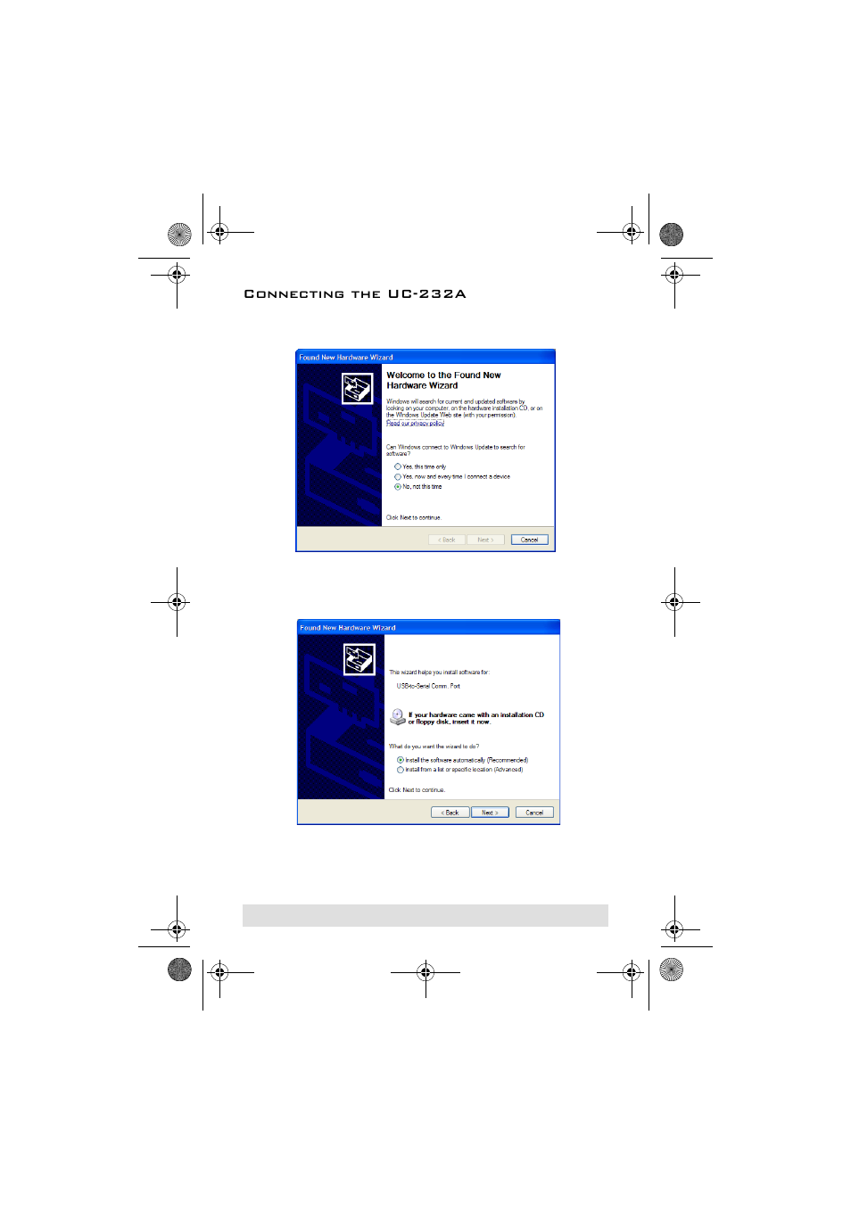 Connecting the uc-232a | ATEN UC-232A User Manual | Page 9 / 20