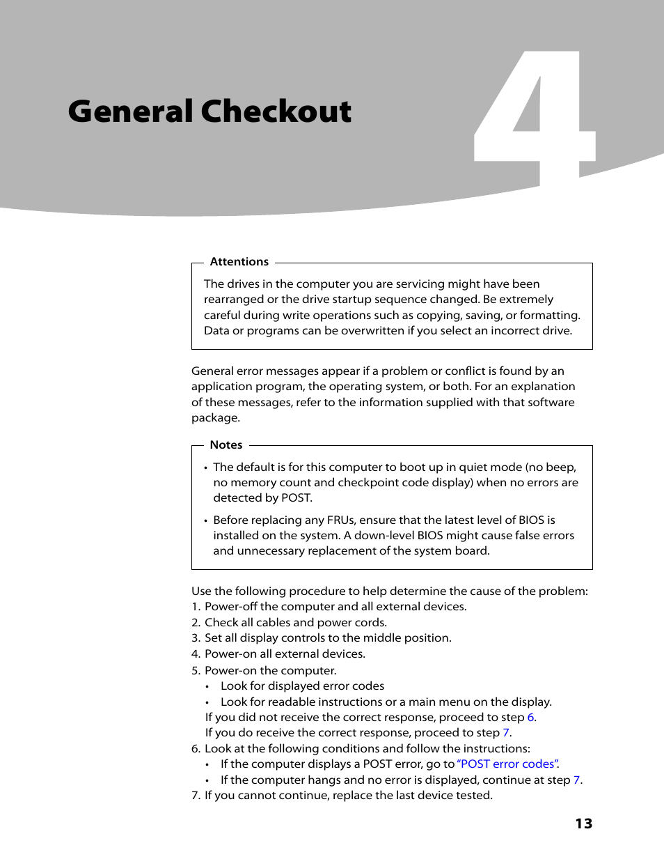 General checkout | Lenovo IdeaCentre B520 User Manual | Page 15 / 73