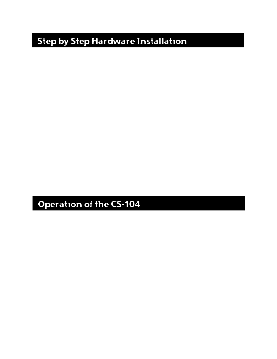 ATEN CS-104 User Manual | Page 7 / 12