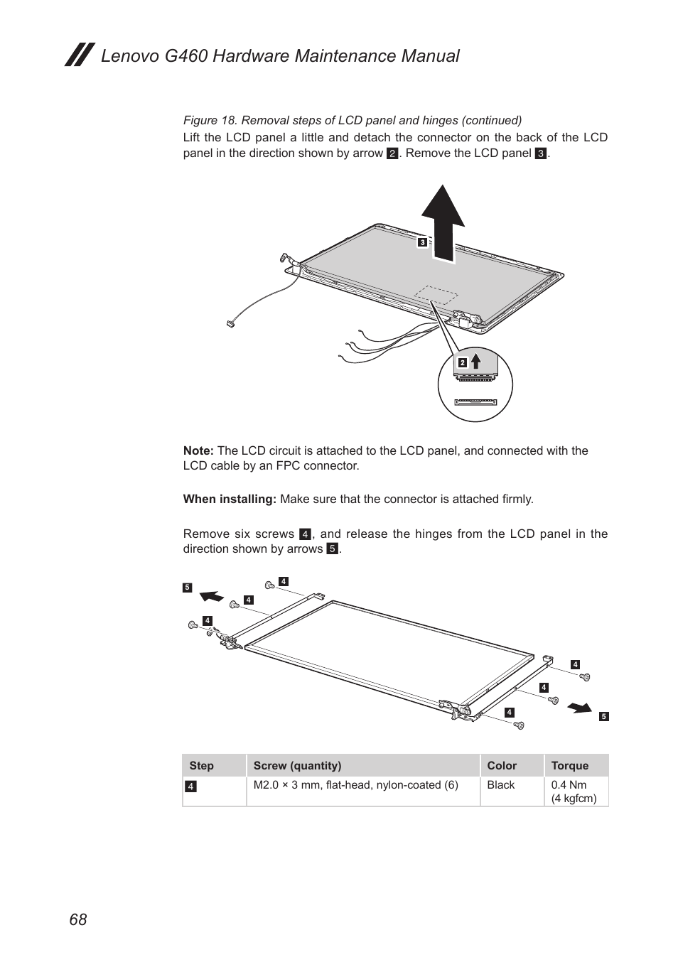 Lenovo g460 hardware maintenance manual | Lenovo G460 Notebook User Manual | Page 72 / 91