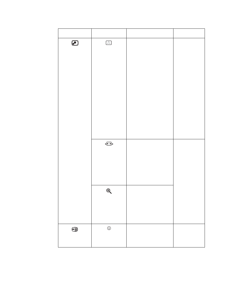 Selects type of scaled image | Lenovo ThinkVision LT2013p 19.5in LCD Monitor User Manual | Page 21 / 41