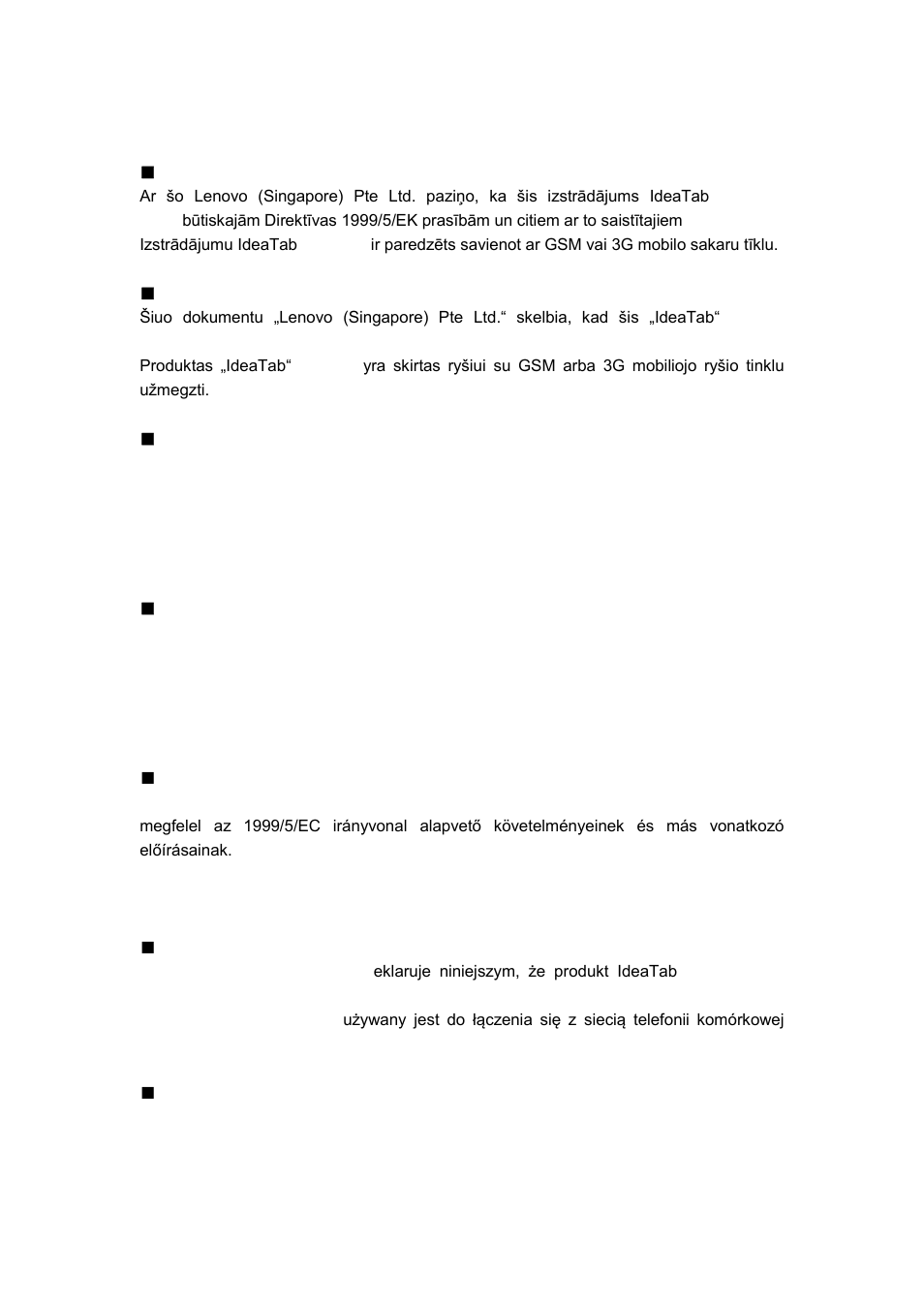 Lenovo A3000 Tablet User Manual | Page 4 / 11