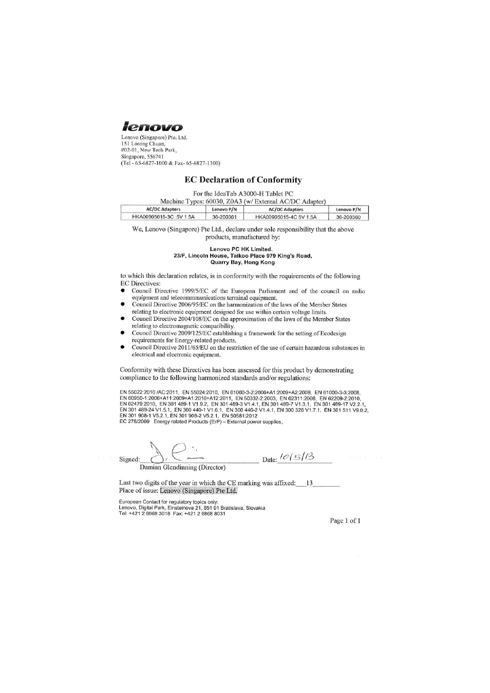 Lenovo A3000 Tablet User Manual | Page 6 / 11
