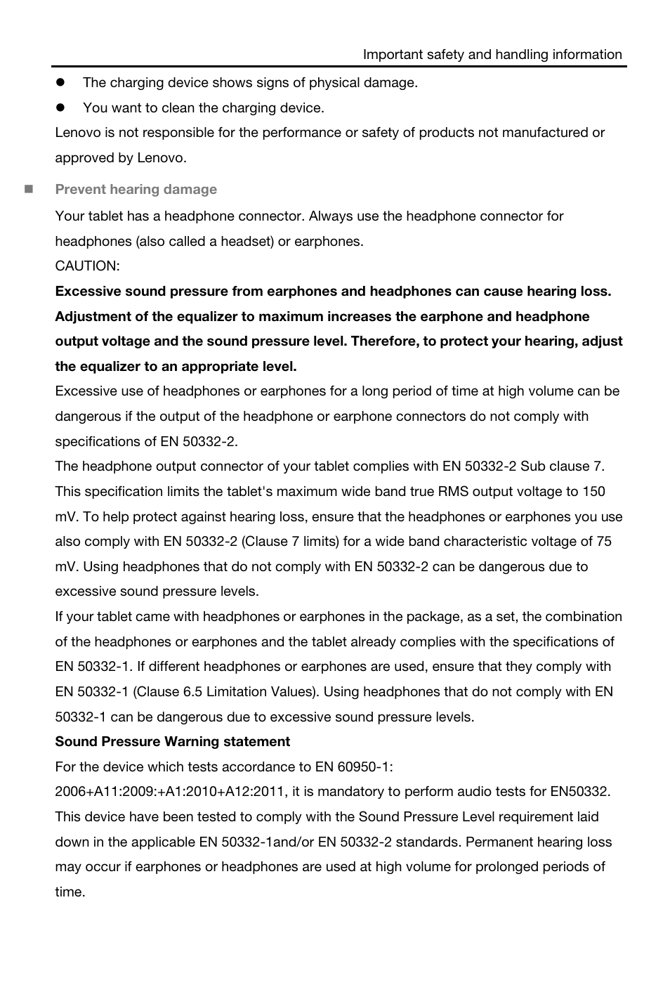 Lenovo Yoga Tablet 8 B6000 User Manual | Page 6 / 21