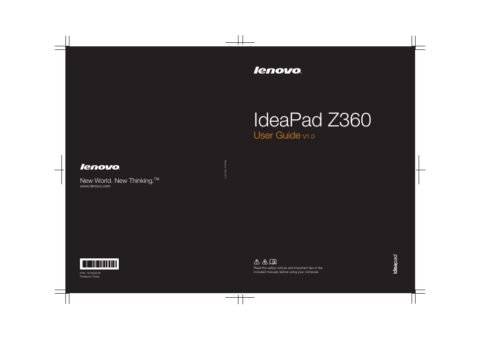 Lenovo IdeaPad Z360 User Manual | 68 pages