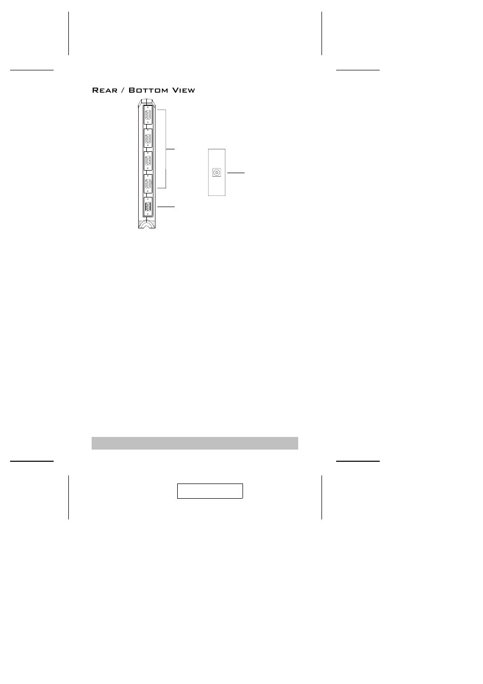 Rear / bottom view | ATEN CS-74A User Manual | Page 7 / 16