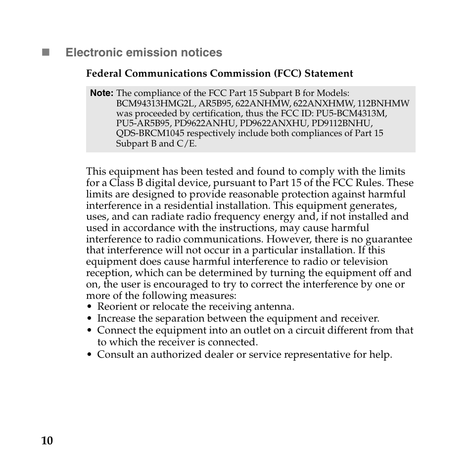 Lenovo IdeaPad U160 User Manual | Page 11 / 40