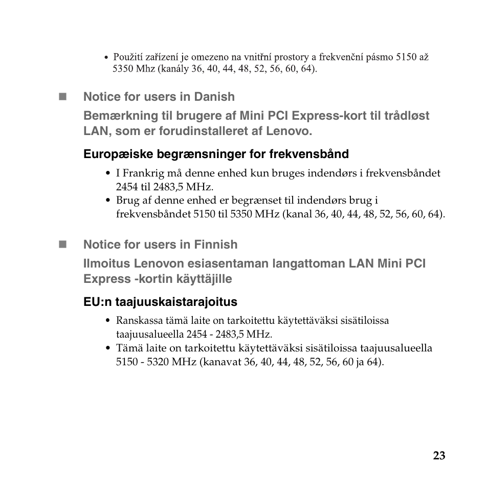 Lenovo IdeaPad U160 User Manual | Page 24 / 40