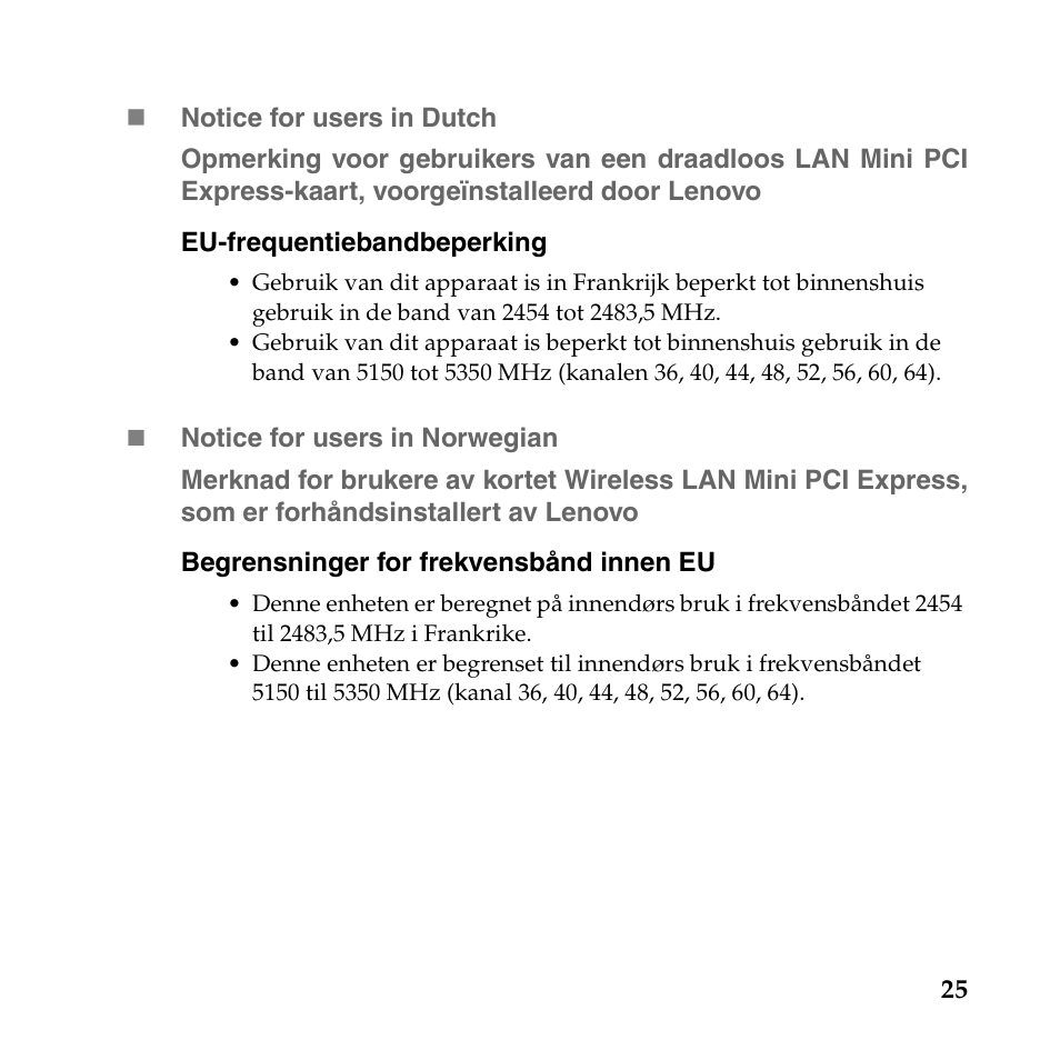 Lenovo IdeaPad U160 User Manual | Page 26 / 40