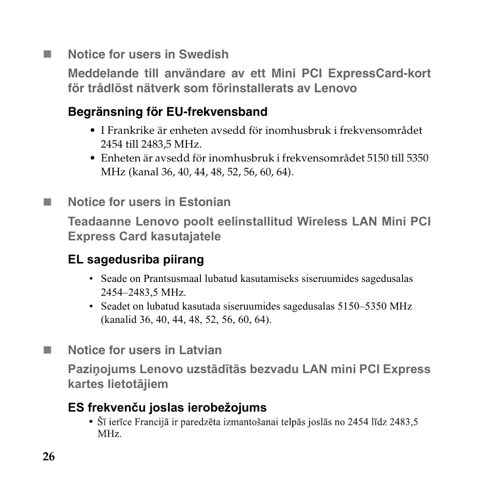 Lenovo IdeaPad U160 User Manual | Page 27 / 40