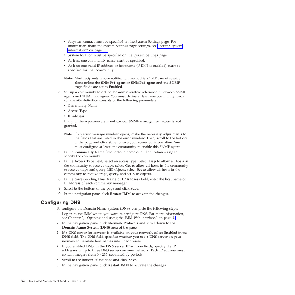 Configuring dns | Lenovo ThinkServer TD200 User Manual | Page 38 / 120