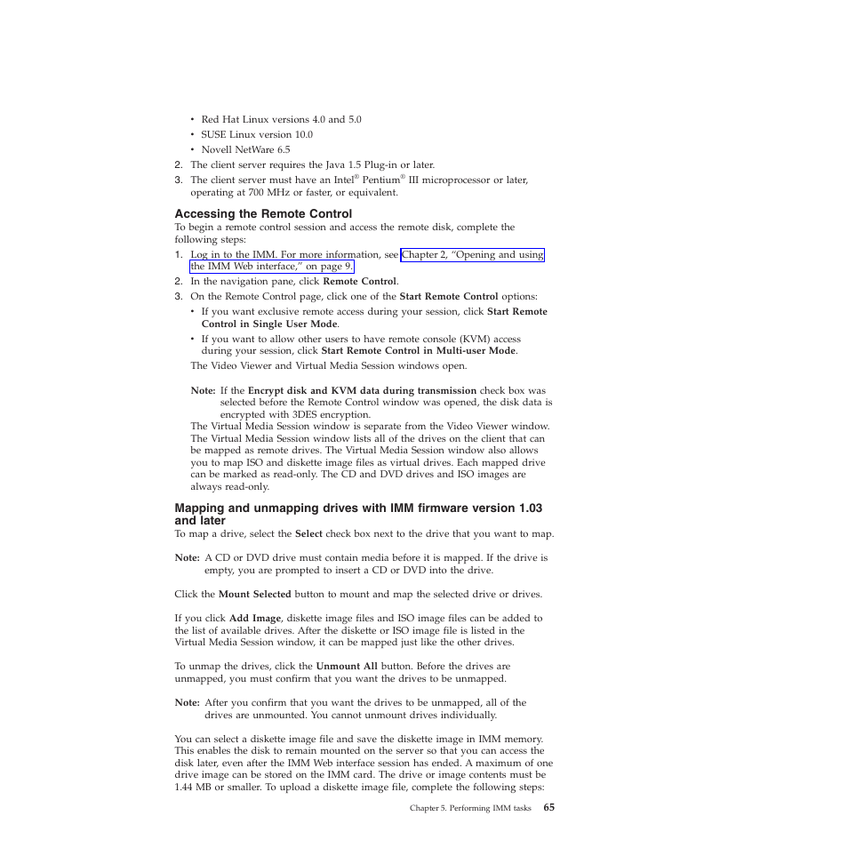 Accessing the remote control | Lenovo ThinkServer TD200 User Manual | Page 71 / 120